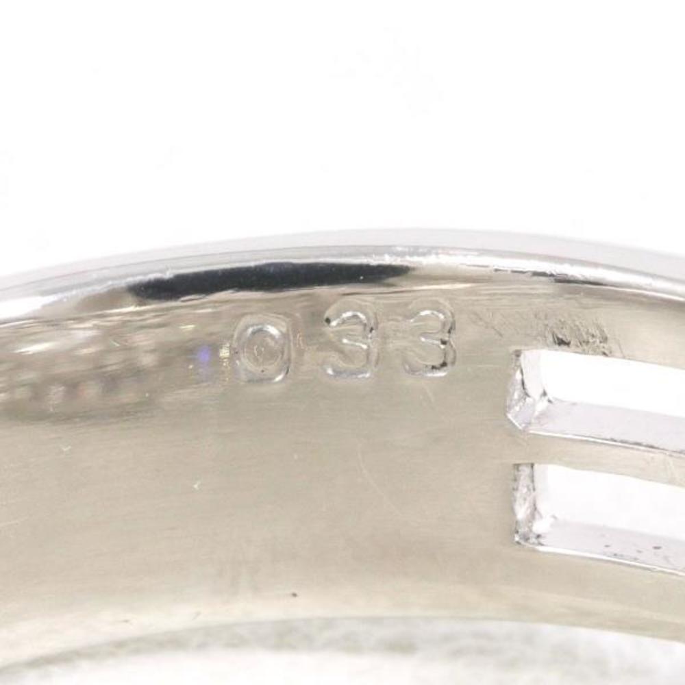 LuxUness PT950 Platinum Diamond Ring 12.5 Metal Ring - Picture 9 of 9